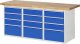 Werkbank 7510A4 | B2000xT700xH840mm | 12xSchublade-VA