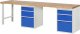 Werkbank 7508A8 | B3000xT700xH890mm | 6xSchublade-TA Werkbank 7508A8 | B3000xT700xH890mm | 6xSchublade-TA