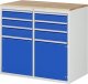 Schubladenschrank LL7.2.2 | B1145xT650xH1035mm | B-Top-25mm | 6xSchublade-TA | 2xTür