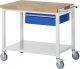 Fahrbare Werkbank 8001 | B1000xT700xH880-1080mm | Ablageboden-MT | 1xSchublade-TA Fahrbare Werkbank 8001 | B1000xT700xH880-1080mm | Ablageboden-MT | 1xSchublade-TA