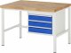 Werkbank höhenverstellbar 8127A1 | B1250xT900xH840-1040mm | 3xSchublade-TA
