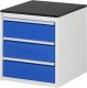Schubladenschrank L3.0 | B580xT650xH640mm | M-Top-22mm | 3xSchublade-TA Schubladenschrank L3.0 | B580xT650xH640mm | M-Top-22mm | 3xSchublade-TA