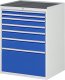 Schubladenschrank XL7.9 | B770xT650xH1035mm | MT-Top-25mm | 7xSchublade-TA Schubladenschrank XL7.9 | B770xT650xH1035mm | MT-Top-25mm | 7xSchublade-TA