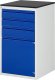 Schubladeschrank L7.11 | B580xT650xH1030mm | M-Top-22mm | 3xSchublade-TA | 1xTür Schubladeschrank L7.11 | B580xT650xH1030mm | M-Top-22mm | 3xSchublade-TA | 1xTür