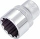 HAZET Steckschlüsseleinsatz 900AZ-31/32 ∙ 1/2 Zoll (12,5 mm) Vierkant hohl ∙ Außen Doppelsechskant-Tractionsprofil ∙ SW 31⁄32″