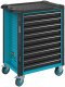HAZET Werkstattwagen Assistent 179N ∙ einzeln 179N-9 ∙ L x B x H: 785 mm x 518 mm x 1020 mm ∙ Schubladen | flach: 9× 81 x 522 x 3