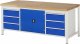 Werkbank höhenverstellbar 8907A2 | B2000xT900xH840-1040mm | 6xSchublade-VA | 1xTür Werkbank höhenverstellbar 8907A2 | B2000xT900xH840-1040mm | 6xSchublade-VA | 1xTür