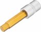 HAZET Schraubendreher-Steckschlüsseleinsatz 986L-12 ∙ 1/2 Zoll (12,5 mm) Vierkant hohl ∙ Innen Sechskant Profil ∙ SW 12 mm