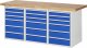 Werkbank 7515A4 | B2000xT700xH890mm | 18xSchublade-TA Werkbank 7515A4 | B2000xT700xH890mm | 18xSchublade-TA