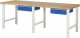 Werkbank höhenverstellbar 7001A1 | B2500xT900xH790-1140mm | 2xSchublade-TA Werkbank höhenverstellbar 7001A1 | B2500xT900xH790-1140mm | 2xSchublade-TA