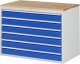 Schubladenschrank XXL5.16 | B1145xT650xH825mm | B-Top-25mm | 6xSchublade-VA Schubladenschrank XXL5.16 | B1145xT650xH825mm | B-Top-25mm | 6xSchublade-VA