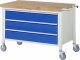 Fahrbare Werkbank 8357 | B1250xT700xH880-1080mm | 3xSchublade-TA Fahrbare Werkbank 8357 | B1250xT700xH880-1080mm | 3xSchublade-TA