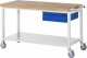 Fahrbare Werkbank 8001I6 | B1500xT700xH880mm | Ablageboden Metall | 1xSchublade-TA Fahrbare Werkbank 8001I6 | B1500xT700xH880mm | Ablageboden Metall | 1xSchublade-TA