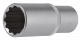Steckschlüsseleinsatz | 1/2" | Zwölfkant | 30 mm | tief