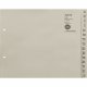 Leitz Registerserie 13120085 DIN A4 A-Z für 12Ordner Tauenpapier grau Leitz Registerserie 13120085 DIN A4 A-Z für 12Ordner Tauenpapier grau