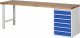 Werkbank 7516A1 | B2500xT700xH840mm | 6xSchublade-TA Werkbank 7516A1 | B2500xT700xH840mm | 6xSchublade-TA