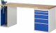 Werkbank 7511A2 | B2000xT700xH840mm | 5xSchublade-VA | 1xSSKL