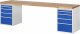 Werkbank 7511A3 | B3000xT700xH890mm | 10xSchublade-TA Werkbank 7511A3 | B3000xT700xH890mm | 10xSchublade-TA