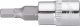 VIGOR Innensechskant Schraubendreher-Einsatz ∙ V2434N ∙ 1/4 Zoll (6,3 mm) Vierkant hohl ∙ Innen Sechskant Profil ∙ SW 7 mm