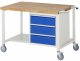 Fahrbare Werkbank 8157 | B1250xT900xH880-1080mm | 3xSchublade-VA Fahrbare Werkbank 8157 | B1250xT900xH880-1080mm | 3xSchublade-VA