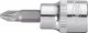 VIGOR Pozidriv Schraubendreher-Einsatz ∙ V2290N ∙ 3/8 Zoll (10 mm) Vierkant hohl ∙ Pozidriv Profil PZ ∙ SW PZ2