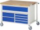Fahrbare Werkbank 8921 | B1250xT900xH920-1120mm | 7xSchublade-VA Fahrbare Werkbank 8921 | B1250xT900xH920-1120mm | 7xSchublade-VA
