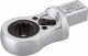 HAZET Einsteck-Ratschen-Ringschlüssel 6606D-17 ∙ 14 x 18 mm Einsteck-Vierkant massiv ∙ Außen Doppelsechskant Profil ∙ SW 17 mm