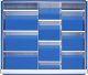 Einteilungsset 52 für Schublade-Größe-XL | für Fronthöhe 180-360mm