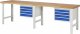 Werkbank höhenverstellbar 7133A1 | B3000xT700xH790-1140mm | 8xSchublade-TA Werkbank höhenverstellbar 7133A1 | B3000xT700xH790-1140mm | 8xSchublade-TA