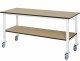 Fahrbarer Arbeitstisch (HV) Tom - KM-01 | B2000xT800xH910-1230mm | F-Platte-22mm Fahrbarer Arbeitstisch (HV) Tom - KM-01 | B2000xT800xH910-1230mm | F-Platte-22mm