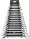 HAZET Ring-Maulschlüssel Satz 603/17H ∙ Außen Doppelsechskant-Tractionsprofil ∙ 17-teilig ∙ 6 – 24