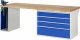 Werkbank 7710A2 | B2500xT900xH840mm | 4xSchublade-TA | 1xSSKL