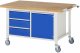 Fahrbare Werkbank 8468 | B1500xT900xH880mm | 3xSchublade-VA | 1xTür Fahrbare Werkbank 8468 | B1500xT900xH880mm | 3xSchublade-VA | 1xTür