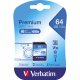Verbatim Speicherkarte SDXC Card 44024 64GB Class10 Verbatim Speicherkarte SDXC Card 44024 64GB Class10
