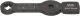 HAZET Schlag-Ringschlüssel ∙ Sonderprofil ∙ mit 2 Schlagflächen 2784SR-1 ∙ 1/2 Zoll (12,5 mm) Vierkant hohl ∙ Rillenprofil ∙ Län