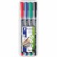 STAEDTLER Folienstift Lumocolor 317 WP4 1mm sortiert 4 St./Pack. STAEDTLER Folienstift Lumocolor 317 WP4 1mm sortiert 4 St./Pack.
