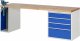Werkbank 7610A2 | B2500xT700xH890mm | 4xSchublade-TA | 1xSSKL