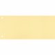 Trennstreifen 10,5x24cm Karton gelb 100 St./Pack. Trennstreifen 10,5x24cm Karton gelb 100 St./Pack.