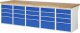 Werkbank 7510A6 | B3000xT900xH890mm | 20xSchublade-TA