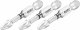HAZET Bit 2216NSLG-PZ2/3 ∙ 1/4 Zoll (6,3 mm) Sechskant massiv ∙ Pozidriv Profil PZ ∙ 3-teilig ∙ SW PZ2