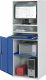 Computer-Schrank 65 mit Monitorgehäuse T520mm | B650xT520xH1770mm | stationär Computer-Schrank 65 mit Monitorgehäuse T520mm | B650xT520xH1770mm | stationär