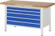 Werkbank 8371A2 | B1500xT700xH840mm | 5xSchublade-TA Werkbank 8371A2 | B1500xT700xH840mm | 5xSchublade-TA