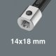 7790/2 Anschweiß-Einsteckwerkzeug | 14x18 mm | 14x18 x 38 x 31 mm 7790/2 Anschweiß-Einsteckwerkzeug | 14x18 mm | 14x18 x 38 x 31 mm