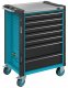 HAZET Werkstattwagen Assistent 179NX ∙ einzeln 179NX-7 ∙ L x B x H: 785 mm x 518 mm x 1020 mm ∙ Schubladen | flach: 5× 81 x 522 x