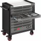 VIGOR Werkstattwagen Series XL ∙ Edelstahl-Arbeitsplatte ∙ leer ∙ V4481-X ∙ L x B x H: 949 mm x 523 mm x 1017 mm