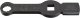 HAZET Schlag-Ringschlüssel ∙ mit 2 Schlagflächen 2872SZ-27 ∙ 3/4 Zoll (20 mm) Vierkant hohl ∙ Außen Doppelsechskant Profil ∙ SW 