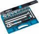 HAZET Steckschlüssel Satz 900 ∙ 1/2 Zoll (12,5 mm) Vierkant hohl ∙ Außen Sechskant-Tractionsprofil ∙ 25-teilig ∙ 10 – 32