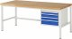 Werkbank höhenverstellbar 8132A1 | B2000xT900xH840-1040mm | 4xSchublade-VA Werkbank höhenverstellbar 8132A1 | B2000xT900xH840-1040mm | 4xSchublade-VA