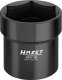 HAZET Nkw Ölkappe / Achsmutter-Steckschlüssel 4937-95 ∙ 3/4 Zoll (20 mm) Vierkant hohl ∙ SW 95 mm