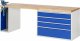 Werkbank 7710A2 | B2500xT700xH890mm | 4xSchublade-TA | 1xSSKL